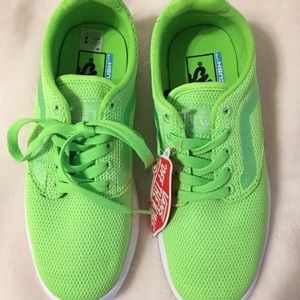 Never worn vans sneakers. Size 3.5 boys.